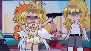 Angel with a shotgun  Gacha club [upl. by Rains622]