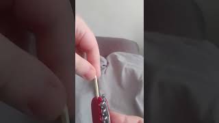 I just realised my pocket knife has a toothpick and Pliers [upl. by Nettie]