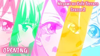 Megami no Cafe Terrace Season 2  OP  Opening 1080p HD quotCHARGEquot by Hikari Codama [upl. by Sirk]