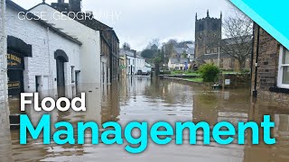 Flood Management Soft amp Hard Engineering  AQA GCSE 91 Geography [upl. by Brigid348]