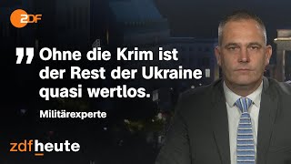 So ist die Lage an der Front Militärexperte zu Russlands Krieg gegen die Ukraine  ZDFheute live [upl. by Erbes]