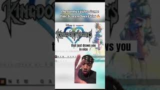 Kingdom Hearts title screen will always be iconic shorts kingdomhearts gaming [upl. by Nannah]