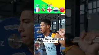 🚨🤣 BELLINGHAM DANCING TO MADRID NEW SONG GOING VIRAL judebellingham vinicius mbappe [upl. by Wandie]