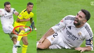 Dani Carvajal LEG INJURY VS Villarreal Real Madrid VS Villarreal 20 Dani Carvajal INJURY TODAY [upl. by Ailatan]