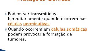 Aula 06 Alterações Cromossômicas Part 1 [upl. by Bevus]