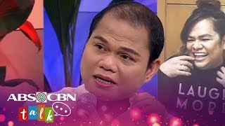 Pooh tries to hold back tears while remembering Chokoleit  Magandang Buhay [upl. by Enomed]