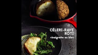 Recette de Céleri rave rôti en entier avec sa sauce au bleu [upl. by Ferneau349]