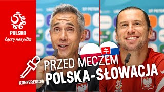 SOUSA I KRYCHOWIAK PRZED SŁOWACJĄ Oficjalna konferencja prasowa reprezentacji Polski [upl. by Plato]