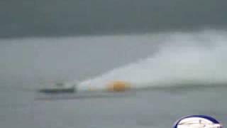 Worst Almost Death Hydroplane Crash EVER [upl. by Adiuqal]