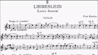 Trinity TCL Violin 20202023 Grade 6 B5 Kreisler Liebesleid Loves Sorrow Sheet Music [upl. by Htomit]