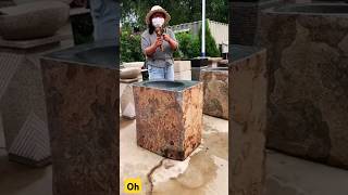 natural stone wash basin japnese style [upl. by Tniassuot472]