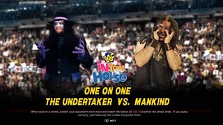 Mankind vs The Undertaker  Rare match  WWF In Your House 1996 WWE 2K24 [upl. by Rog]