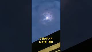 Gerhana Matahari Solar Eclipse 2024 solareclipse gerhanamataharicincin canada toronto [upl. by Rot611]