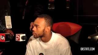 Lyndell Johnson Interview  Oklahoma State vs Texas Tech [upl. by Araiet]