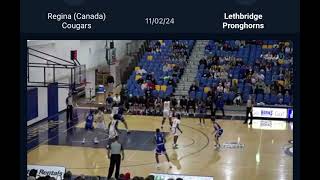 Nice left by University of Lethbridge Pronghorns JackHenry FoxGrey  November 2 2024 [upl. by Hgielar]