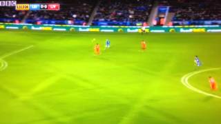 Jamie Vardys screamer vs Liverpool [upl. by Cuthbert]