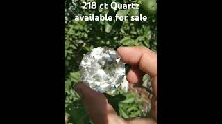 218 ct Quartz available for sale gemscollection gemstone crystals gemsandminerals gemsstones [upl. by Aciraa]