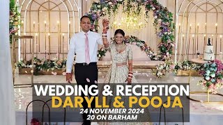 E2R Wedding amp Reception  Daryll amp Pooja  20 on Barham  24 Nov 2024 [upl. by Xirdnek]