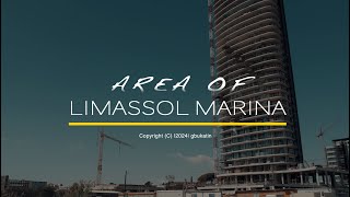 Area of Limassol Marina DJI Air 2S and Panasonic FZ2000 [upl. by Jillayne]