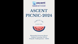 ASCENT PICNIC ANNOUNCEMENT [upl. by Ambert]