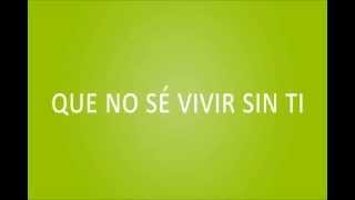 Hugo Salazar  No sin ti lyrics video  no oficial [upl. by Clemente]