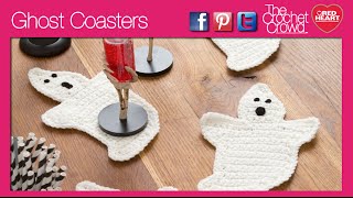 How to Make the Crochet Ghost Coasters [upl. by Nide]