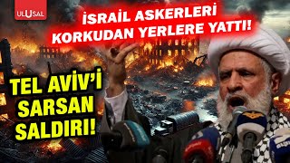 Naim Kasımın emriyle Tel Aviv vuruldu İsrailde hava trafiği kilitlendi [upl. by Felt]