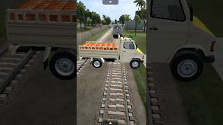 🚄 Train 🆚 pikap 407🛻 indian 🇮🇳 gaming shortvideo gaming pikap 407 boleropikup bussid games 🥰 [upl. by Haydon591]