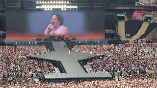 Benson Boone Performing quotBeautiful Thingsquot Live  Wembley Stadium London [upl. by Airtemed]