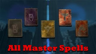 Skyrim  All Master Spells [upl. by Aicsila]