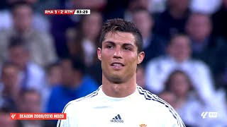 Cristiano Ronaldos First EVER Madrid DERBY 200910 [upl. by Annibo785]