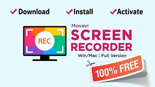 Movavi Screen Recorder Free Download and Activate  Easiest Screen Recording amp Editing Software 2020 [upl. by Maon196]