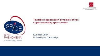 Talks  Exotic New States In Superconducting Devices  KunRok Jeon University of Cambridge [upl. by Aray992]