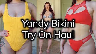 Yandy Two Piece Swimsuit Haul  Ruby Red [upl. by Livingstone]