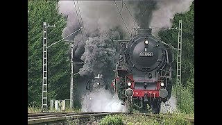 Dampfspektakel mit zwei SchnellzugLoks zwischen Hunsrück und Bodensee [upl. by Hannasus53]