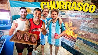 IMPRESSIONEI OS ARGENTINOS NESSE CHURRASCO😱agora vamos encontrar os hunters [upl. by Assira10]