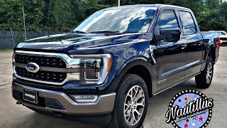 New Ford F150 King Ranch Antimatter Blue Metallic Powerboost Hybrid [upl. by Doria]