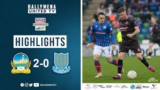 Match Highlights I Linfield 20 Ballymena United [upl. by Lovich493]