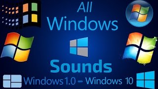 All Windows Sounds  Windows 10  Windows 10 [upl. by Fong305]