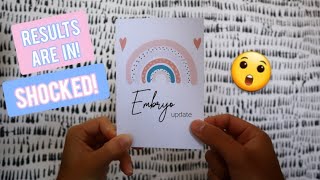 EMBRYO UPDATE  IVF  Biopsy Results [upl. by Elorak]