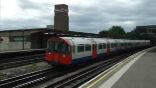 London Underground Trains At Chiswick Park [upl. by Llerrod]