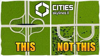 3 Efficient and Easy To Build Intersections in Cities Skylines 2 [upl. by Kola]