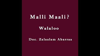 Malli Maali  Dr Zalaalam Abarraa Walaloo [upl. by Stephen]