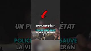 Un policier dÉtat sauve la vie dun vétéran 😱 [upl. by Elayne]