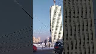 🗼 Tallest building of Russian Arctic in the center of Arkhangelsk 🇷🇺 Arkhangelsk city center travel [upl. by Peti795]