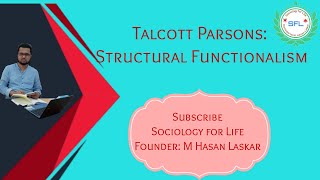 Talcott Parsons Talcott Parsons Structural Functionalism Part 1 [upl. by Ahsaelat]