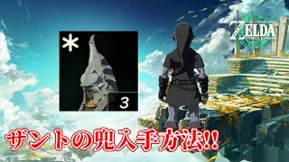 ゼルダの伝説【ティアキン】ザントの兜の入手方法 氷無効 [upl. by Bj]