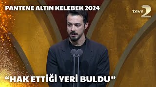 En İyi Erkek Oyuncu – Mert Yazıcıoğlu  Pantene Altın Kelebek Ödülleri 2024 [upl. by Livvie]