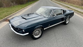 1967 Shelby GT500 Nightmist Blue Extremely Original [upl. by Llertnek374]