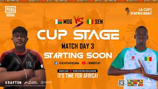 EN LA CUP DAFRICANA  CUP STAGE  MDG vs SEN  MATCH DAY 3 [upl. by Elane358]